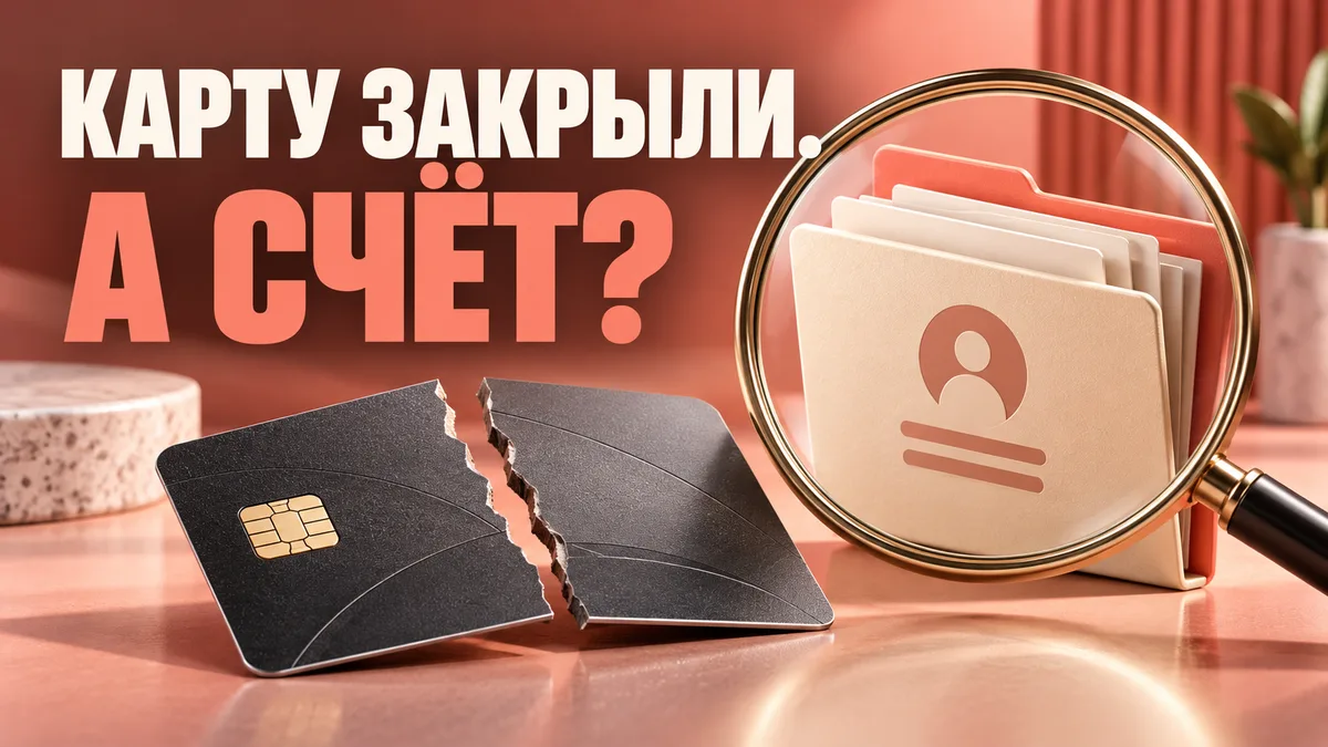 Разрезанная кредитная карта и незакрытый счёт: что ещё нужно сделать